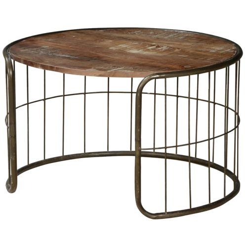 Round Industrial Coffee Tables (Photo 7 of 20)