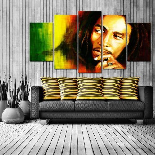 Bob Marley Canvas Wall Art (Photo 6 of 25)