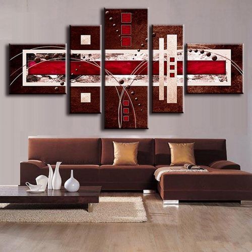 Abstract Wall Art Canvas (Photo 8 of 20)