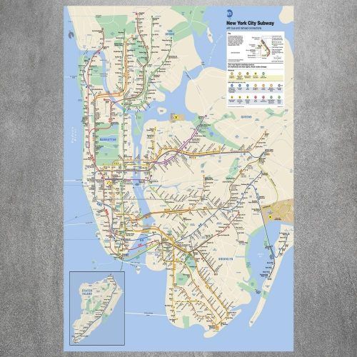 Nyc Subway Map Wall Art (Photo 17 of 20)