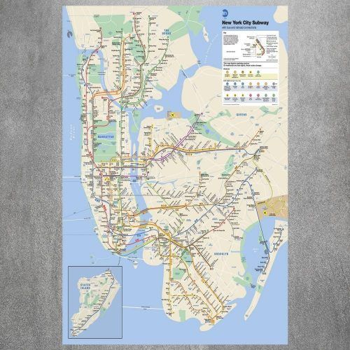 New York Subway Map Wall Art (Photo 15 of 20)