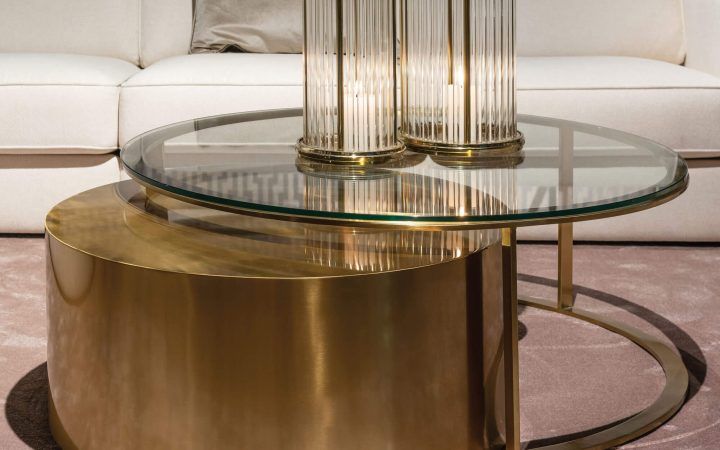 20 Ideas of Satin Gold Coffee Tables