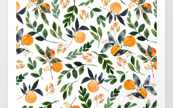 20 Inspirations Orange Grove Wall Art