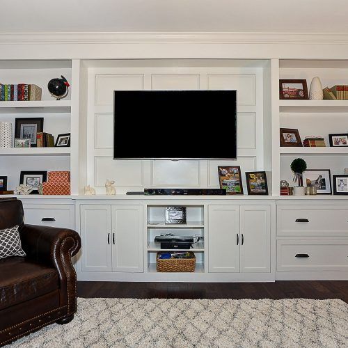 Entertainment Center With Storage Cabinet (Photo 5 of 20)