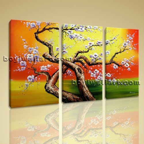 Canvas Wall Art Of Trees (Photo 13 of 15)
