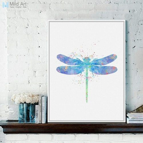 Dragonfly Painting Wall Art (Photo 13 of 20)