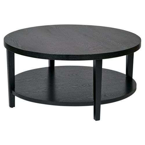 Full Black Round Coffee Tables (Photo 3 of 20)