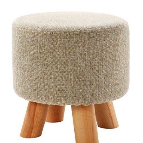 Gray And Beige Solid Cube Pouf Ottomans (Photo 6 of 20)