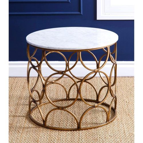 Modern Round Faux Marble Coffee Tables (Photo 20 of 20)