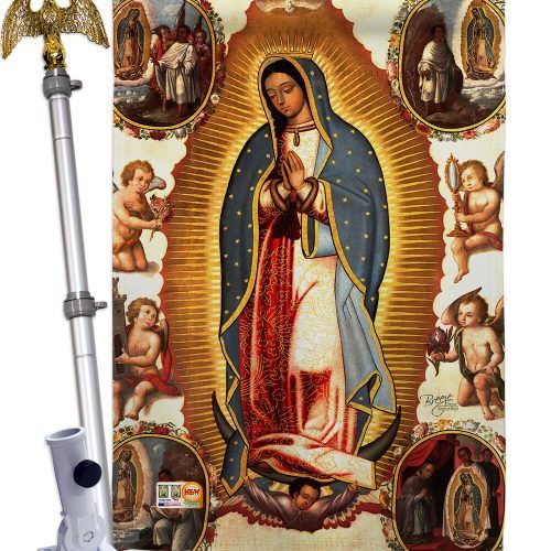 Blended Fabric Our Lady Of Guadalupe Wall Hangings (Photo 12 of 20)