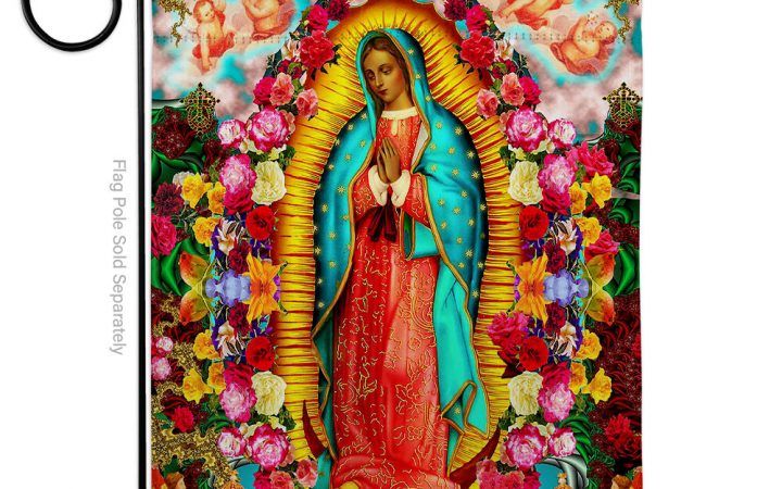 20 Best Ideas Blended Fabric Our Lady of Guadalupe Wall Hangings