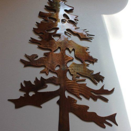 Pine Tree Metal Wall Art (Photo 1 of 25)