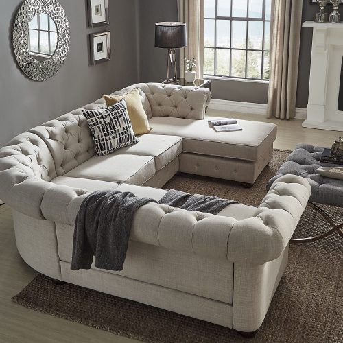 Modern U-Shaped Sectional Couch Sets (Photo 20 of 20)