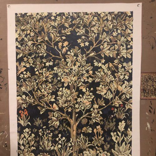 Blended Fabric Tree Of Life, William Morris Wall Hangings (Photo 16 of 20)