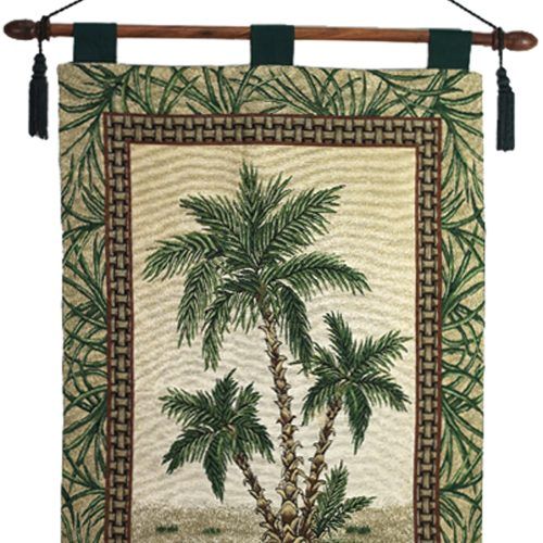Blended Fabric Palm Tree Wall Hangings (Photo 1 of 20)