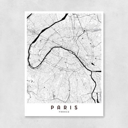 Map Of Paris Wall Art (Photo 11 of 20)