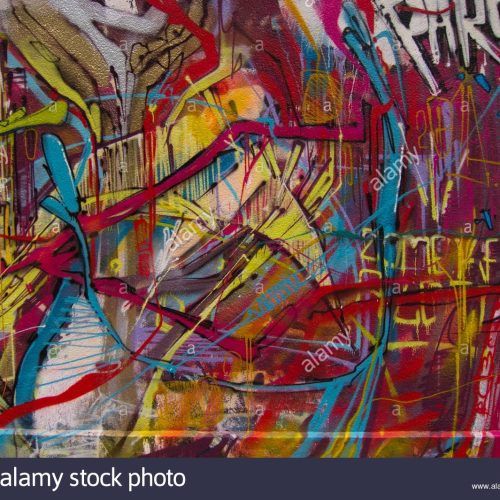 Abstract Graffiti Wall Art (Photo 18 of 20)