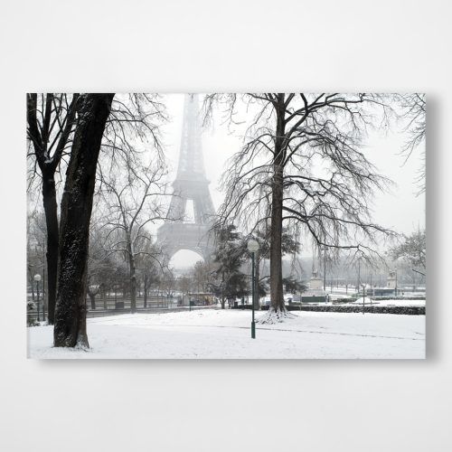 Canvas Wall Art Of Paris (Photo 3 of 15)