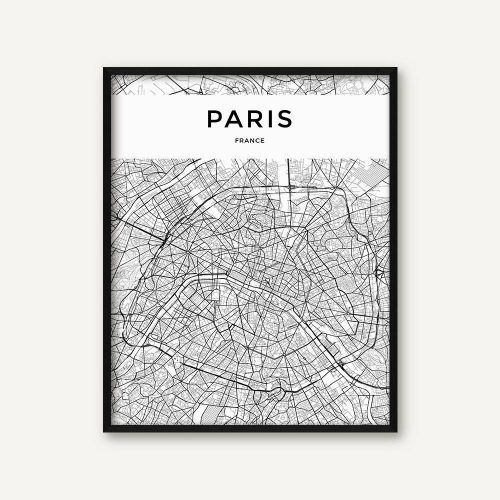 Paris Map Wall Art (Photo 20 of 20)
