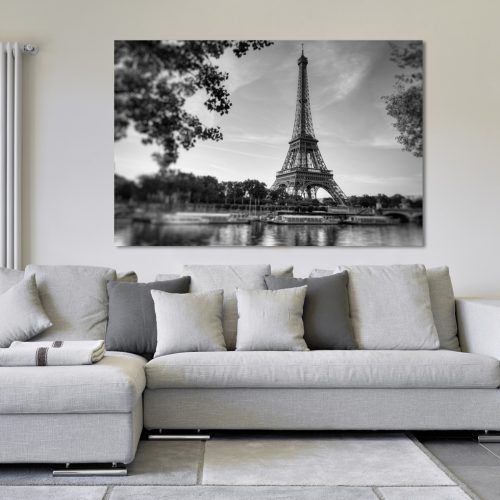 Canvas Wall Art Of Paris (Photo 2 of 15)