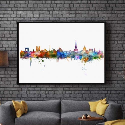 Map Of Paris Wall Art (Photo 2 of 20)