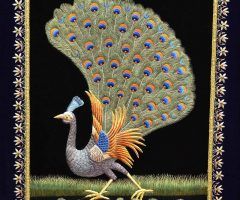 2024 Latest Jeweled Peacock Wall Art
