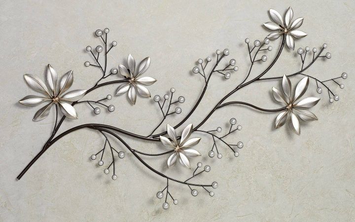  Best 20+ of Floral Metal Wall Art
