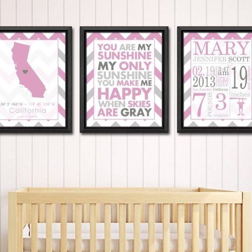 Personalized Baby Wall Art (Photo 16 of 20)