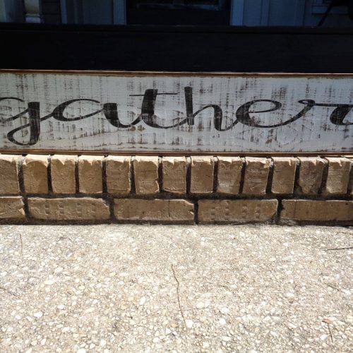 Personalized Distressed Vintage-Look Kitchen Metal Sign Wall Decor (Photo 9 of 20)