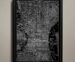 The 20 Best Collection of Philadelphia Map Wall Art