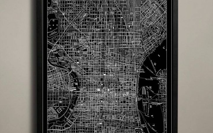 The 20 Best Collection of Philadelphia Map Wall Art