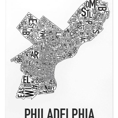 Philadelphia Map Wall Art (Photo 3 of 20)
