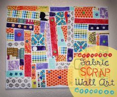 15 Collection of Fabric Scrap Wall Art