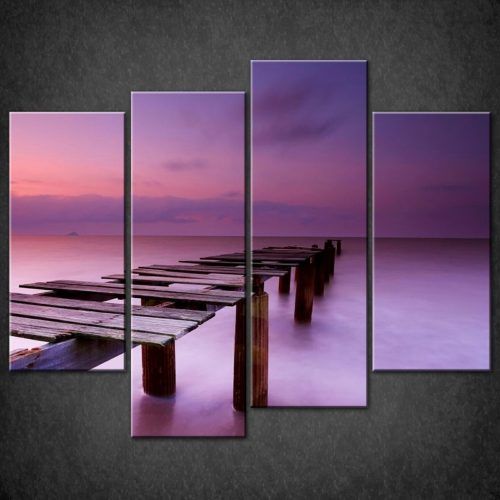 Canvas Wall Art In Purple (Photo 9 of 15)