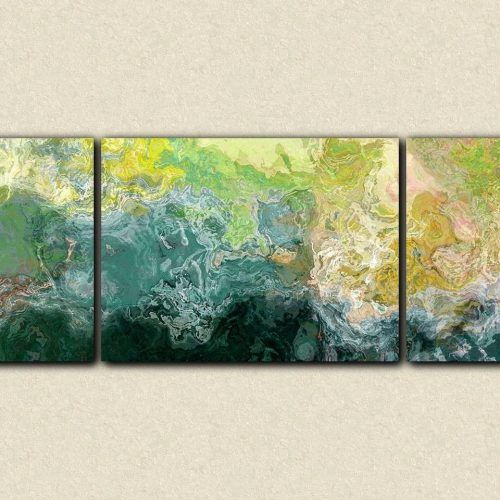 Abstract Oversized Canvas Wall Art (Photo 1 of 20)