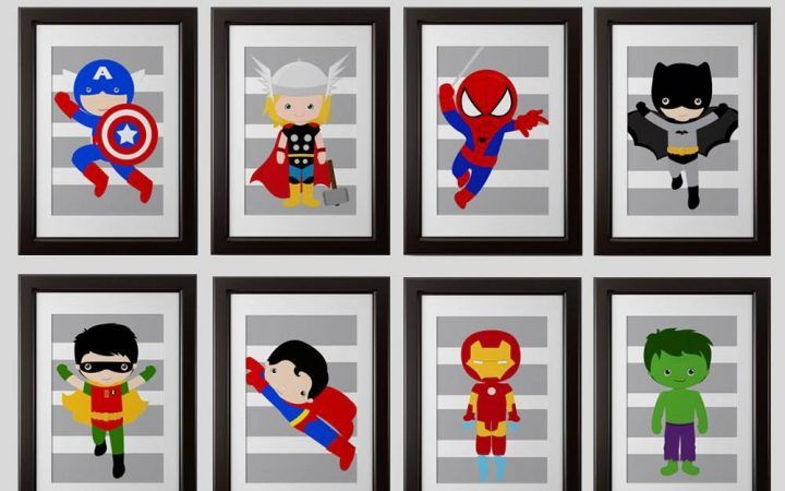 25 The Best Superhero Wall Art for Kids
