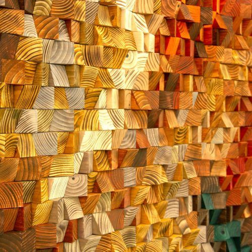 Abstract Wood Wall Art (Photo 2 of 20)