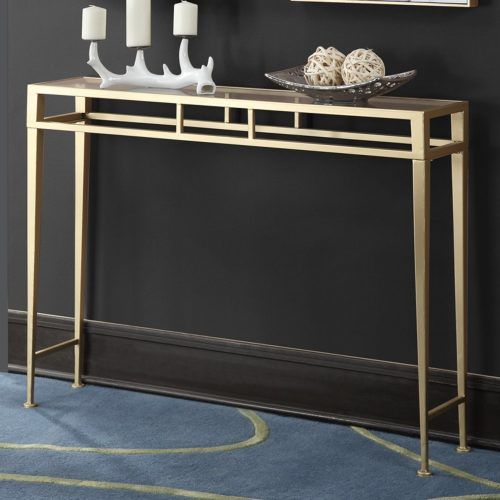 Metallic Gold Modern Console Tables (Photo 20 of 20)