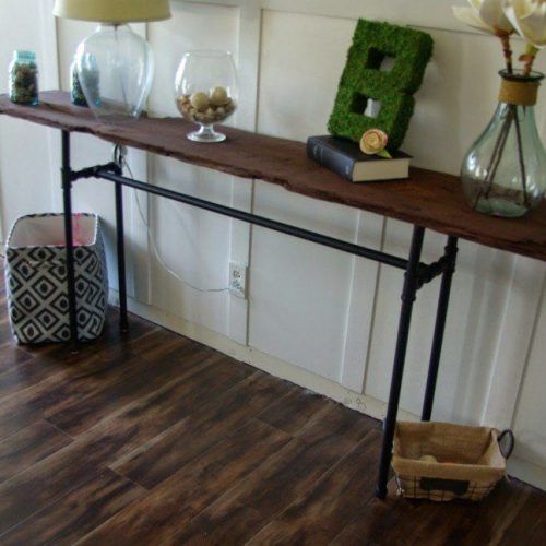 Aged Black Iron Console Tables (Photo 8 of 20)