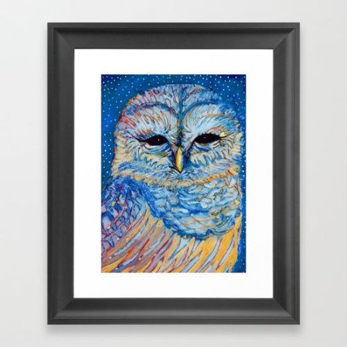 The Owl Framed Art Prints (Photo 13 of 20)