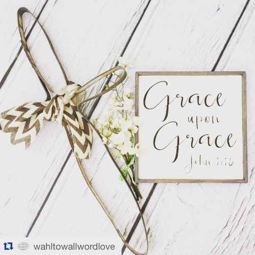 Blended Fabric Amazing Grace Wall Hangings (Photo 9 of 20)