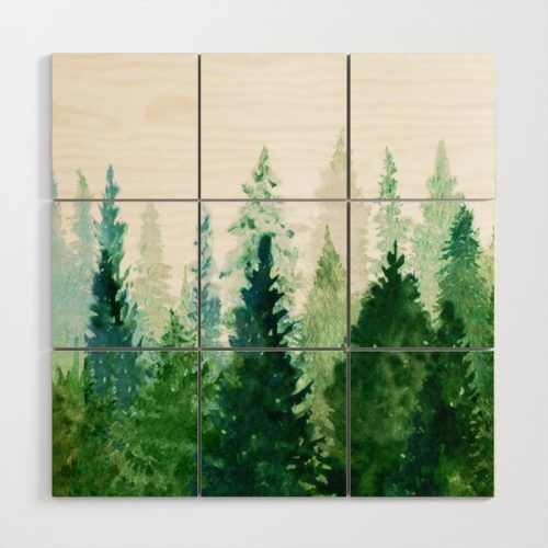 Pine Forest Wall Art (Photo 1 of 20)