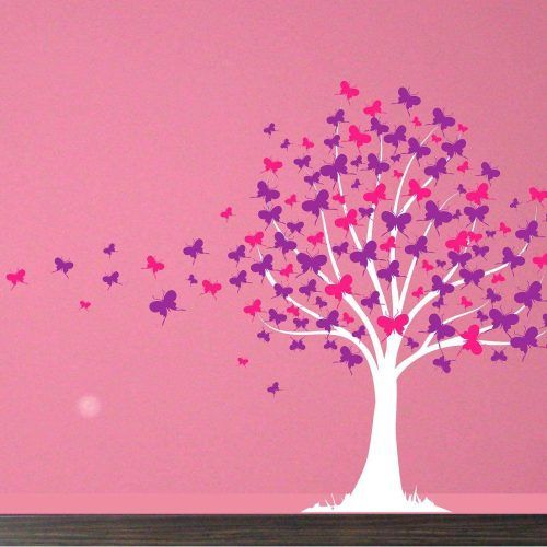 Pink Butterfly Wall Art (Photo 9 of 20)
