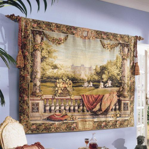 Blended Fabric Chateau Bellevue European Tapestries (Photo 3 of 20)