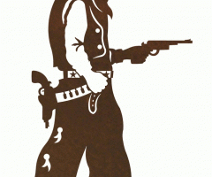 30 Best Collection of Western Metal Wall Art Silhouettes