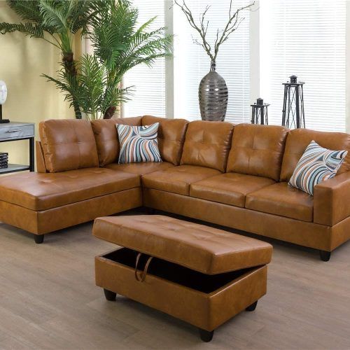 Sofas With Ottomans In Brown (Photo 16 of 20)