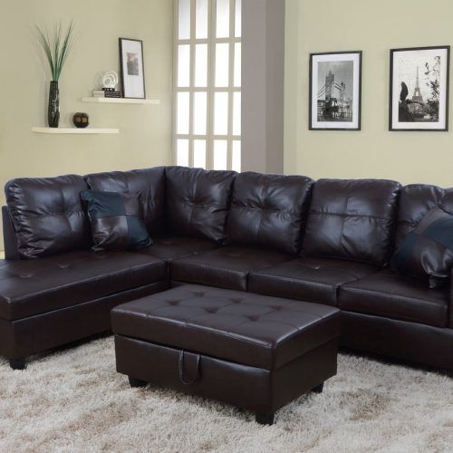 Faux Leather Sectional Sofa Sets (Photo 16 of 21)