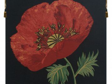 Blended Fabric Poppy Red Wall Hangings