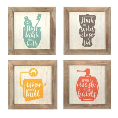 3 Piece Wash, Brush, Comb Wall Decor Sets (Set Of 3) (Photo 3 of 20)