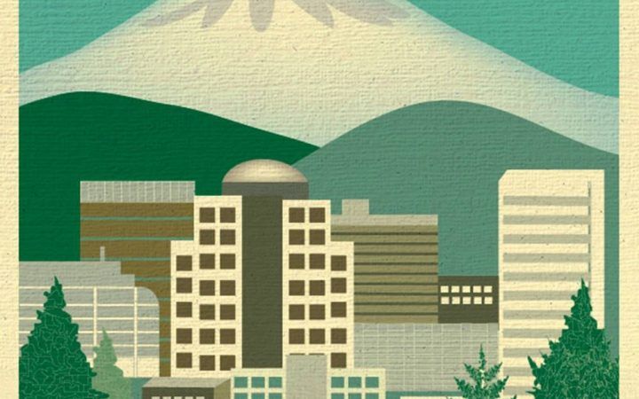The Best Portland Map Wall Art